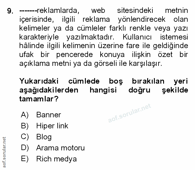 Soru 9