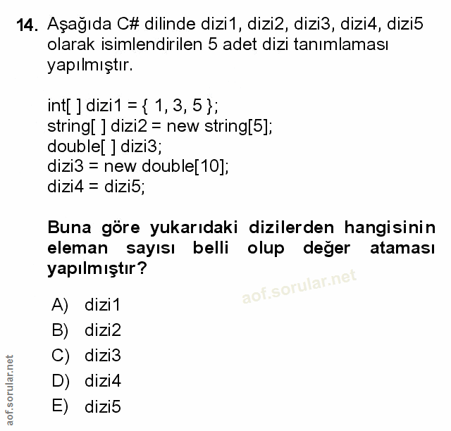 Soru 14