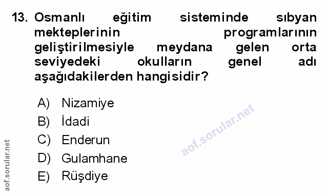 Soru 13