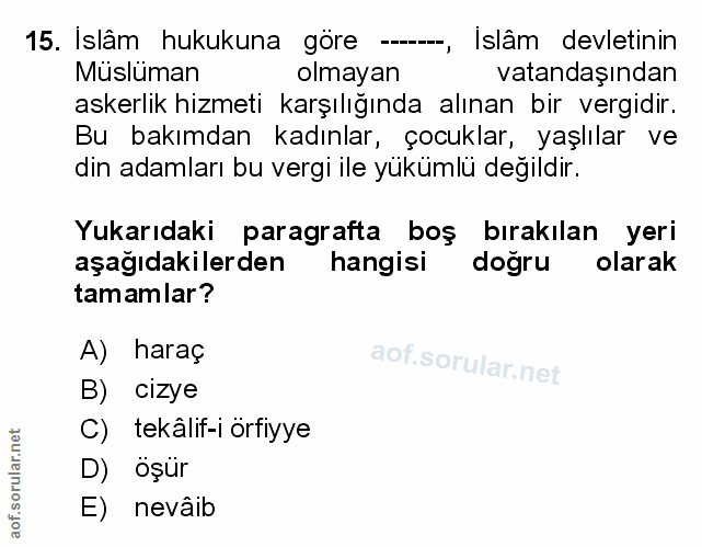 Soru 15