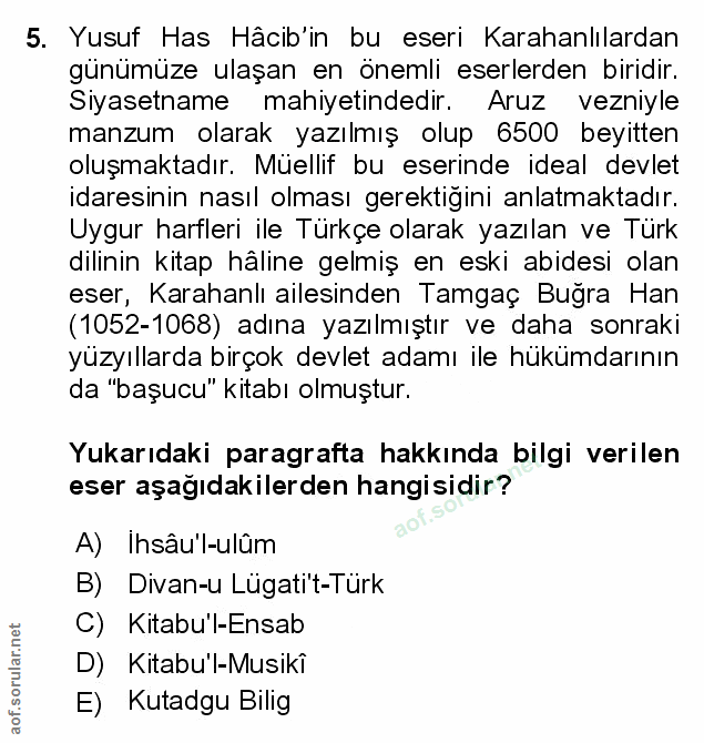 Soru 5