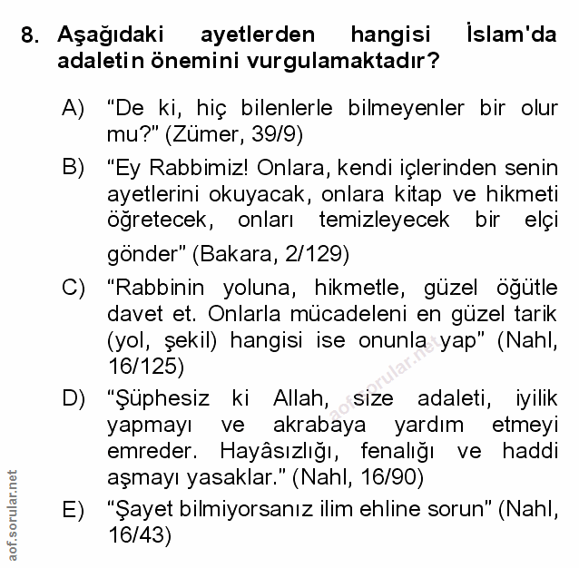 Soru 8