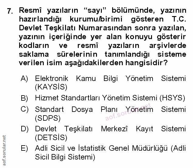 Soru 7