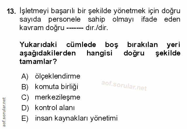 Soru 13