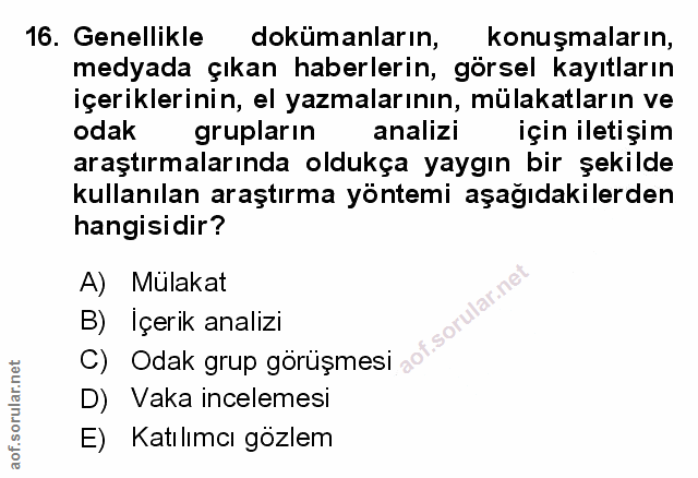 Soru 16