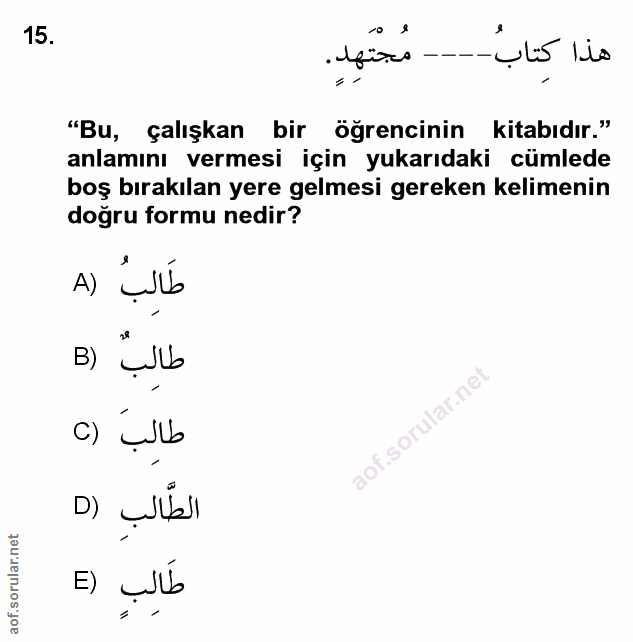 Soru 15