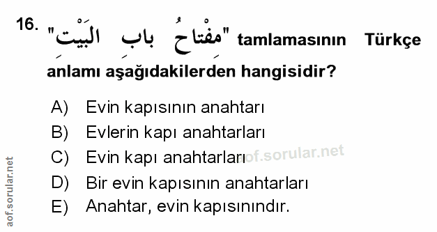 Soru 16