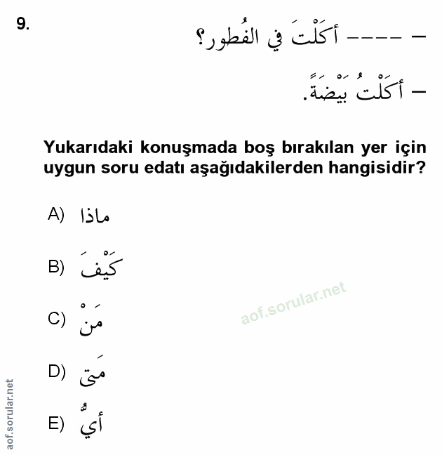 Soru 9
