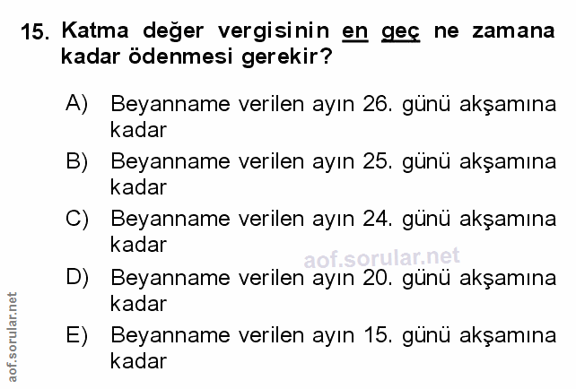 Soru 15