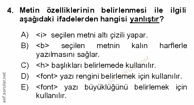 Soru 4