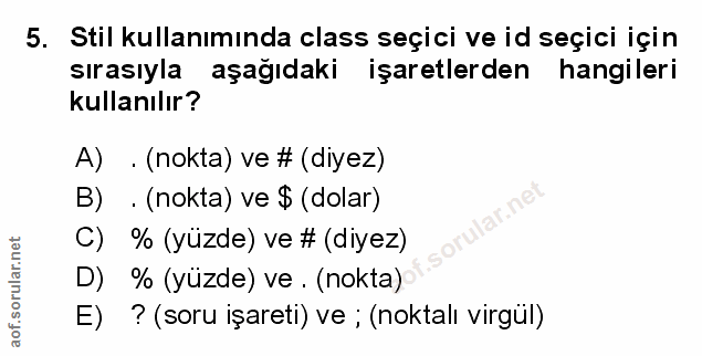 Soru 5