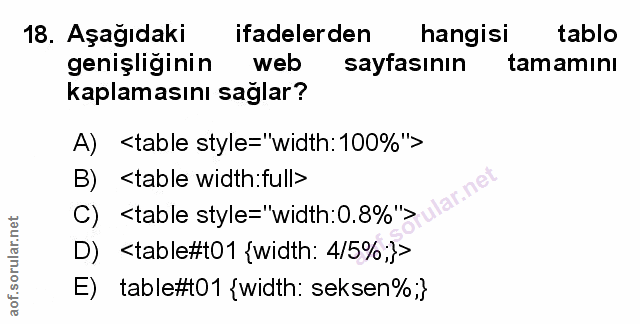 Soru 18