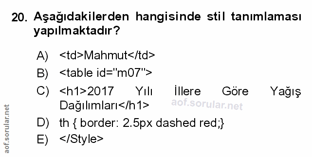 Soru 20