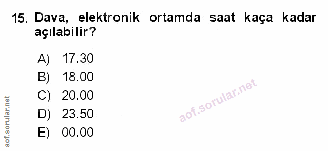 Soru 15
