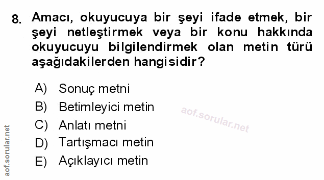 Soru 8