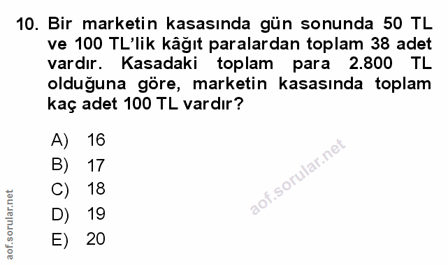 Soru 10
