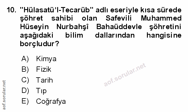 Soru 10