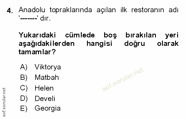 Soru 4