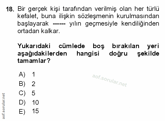 Soru 18