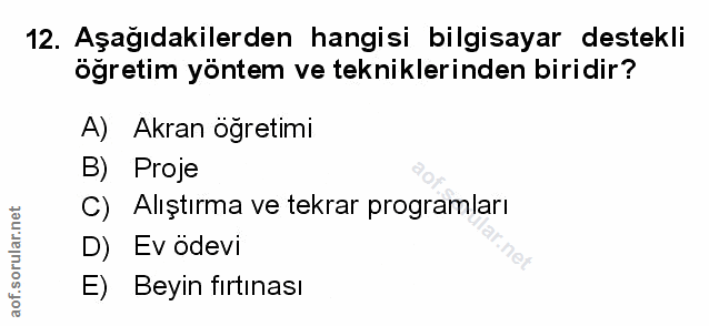 Soru 12