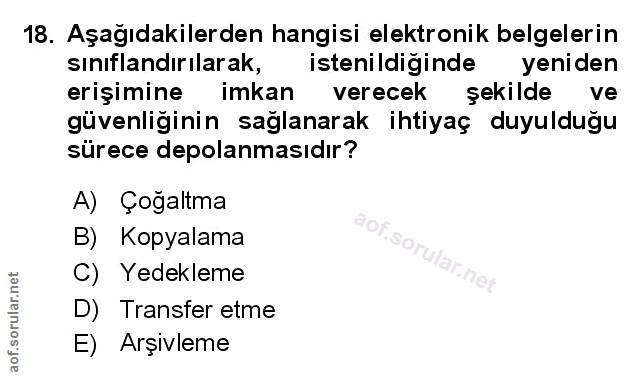 Soru 18