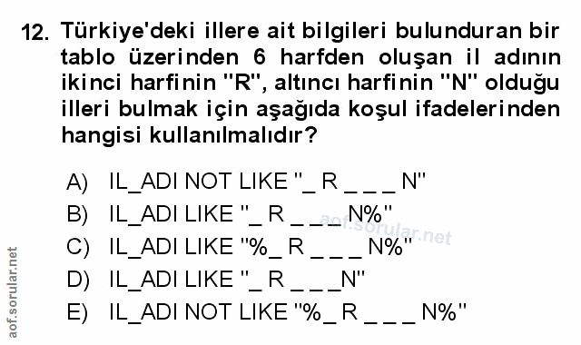 Soru 12