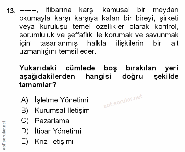Soru 13