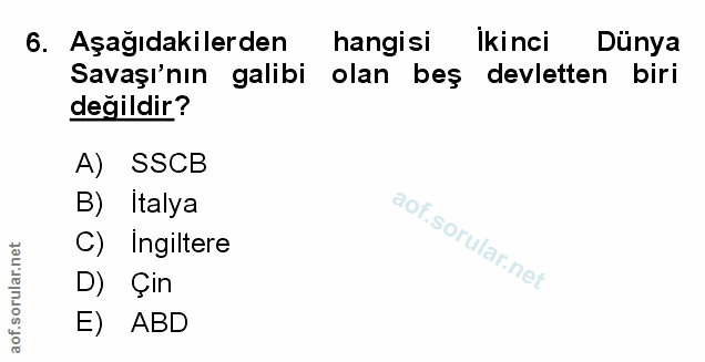 Soru 6