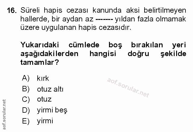 Soru 16