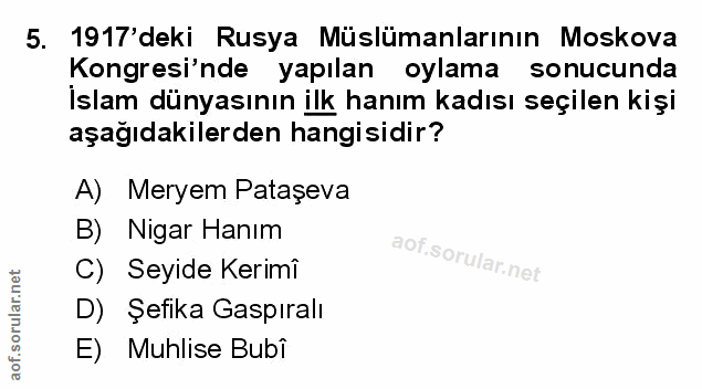 Soru 5