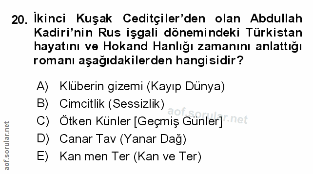 Soru 20