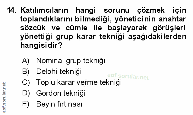 Soru 14
