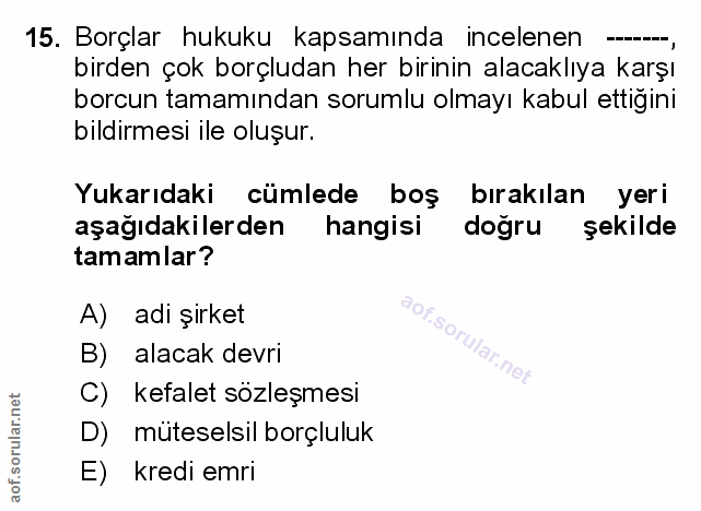 Soru 15