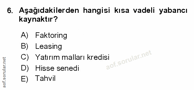 Soru 6
