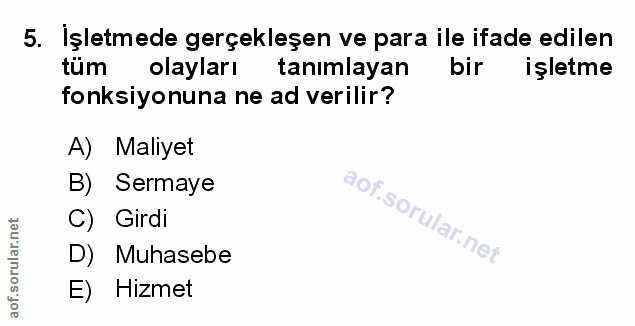 Soru 5