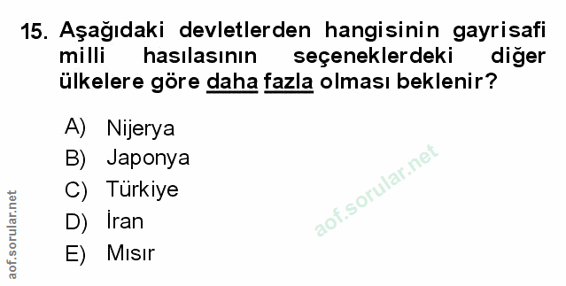 Soru 15