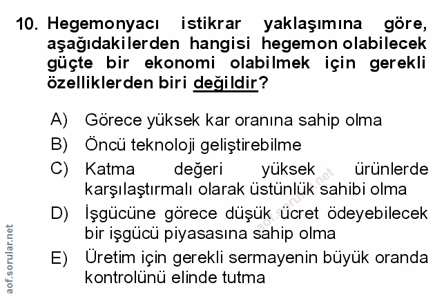 Soru 10