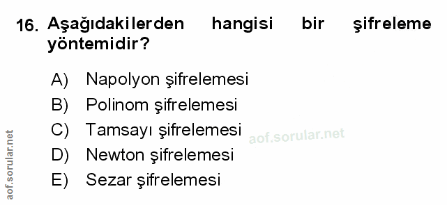 Soru 16