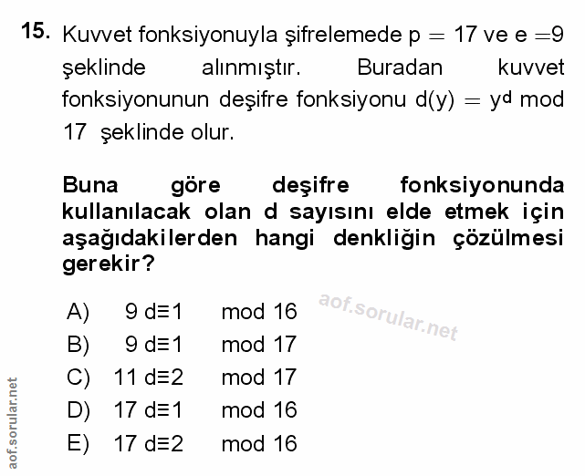 Soru 15