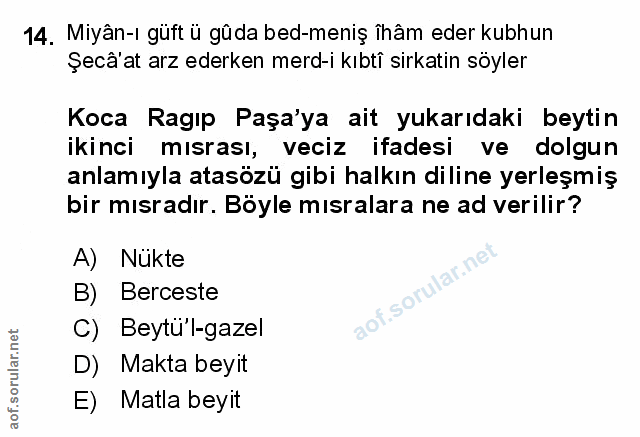Soru 14