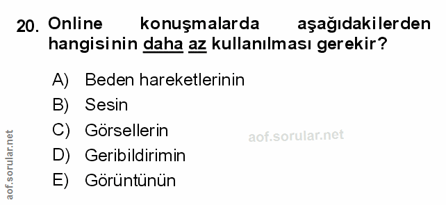 Soru 20