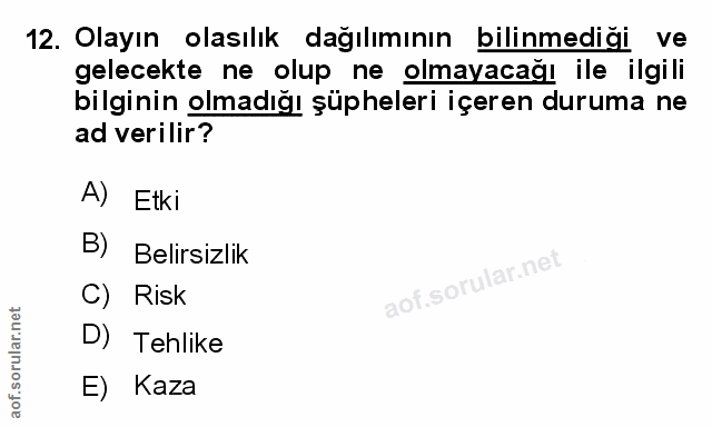 Soru 12