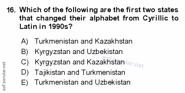 Soru 16