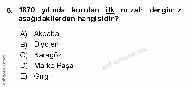 Soru 6