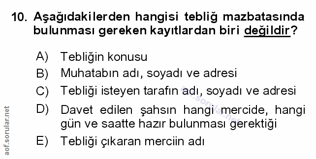 Soru 10