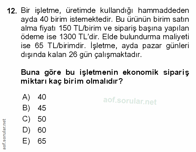 Soru 12