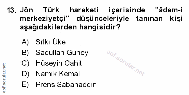 Soru 13