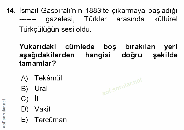 Soru 14