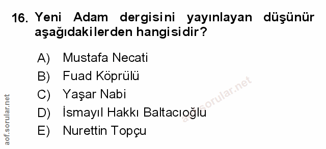 Soru 16