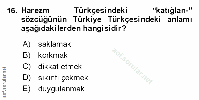 Soru 16